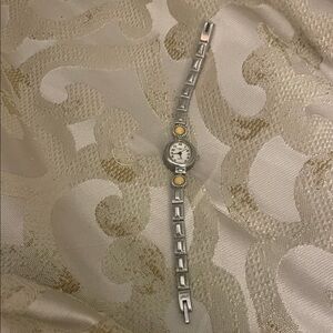 Express Two-Tone Silver and Gold Ladies Bracelet Watch